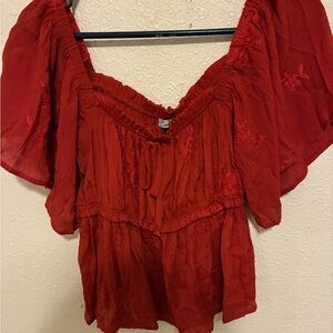 Boot Barn Red Women's Top